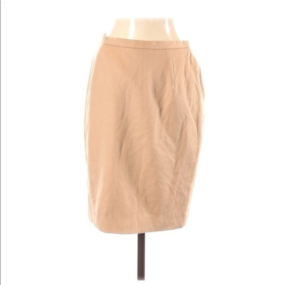 Escada Wool Blend A-Line Midi Skirt